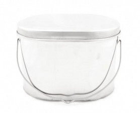 Котелок низкий 3,5 л крышка без ручек Роза Ветров