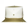Палатка КУБ 2 Premium Long (трехслойная), оливковый-белый, Следопыт