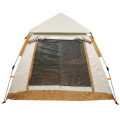 Палатка туристическая Печора-3 зонтичного типа, 240*240*155 см, бежевая