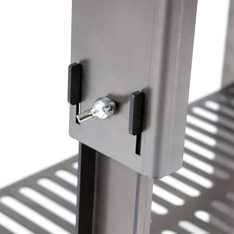 Мангал складной, 718х310х752 мм, со столиком и подставкой под казан, толщина 2 мм, в сумке, СЛЕДОПЫТ