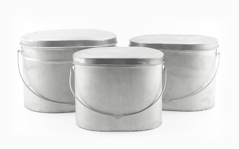 Набор из 3-х низких котелков 6;7,5;9,5 л &amp;quot;Матрешка&amp;quot; (титан) Роза Ветров