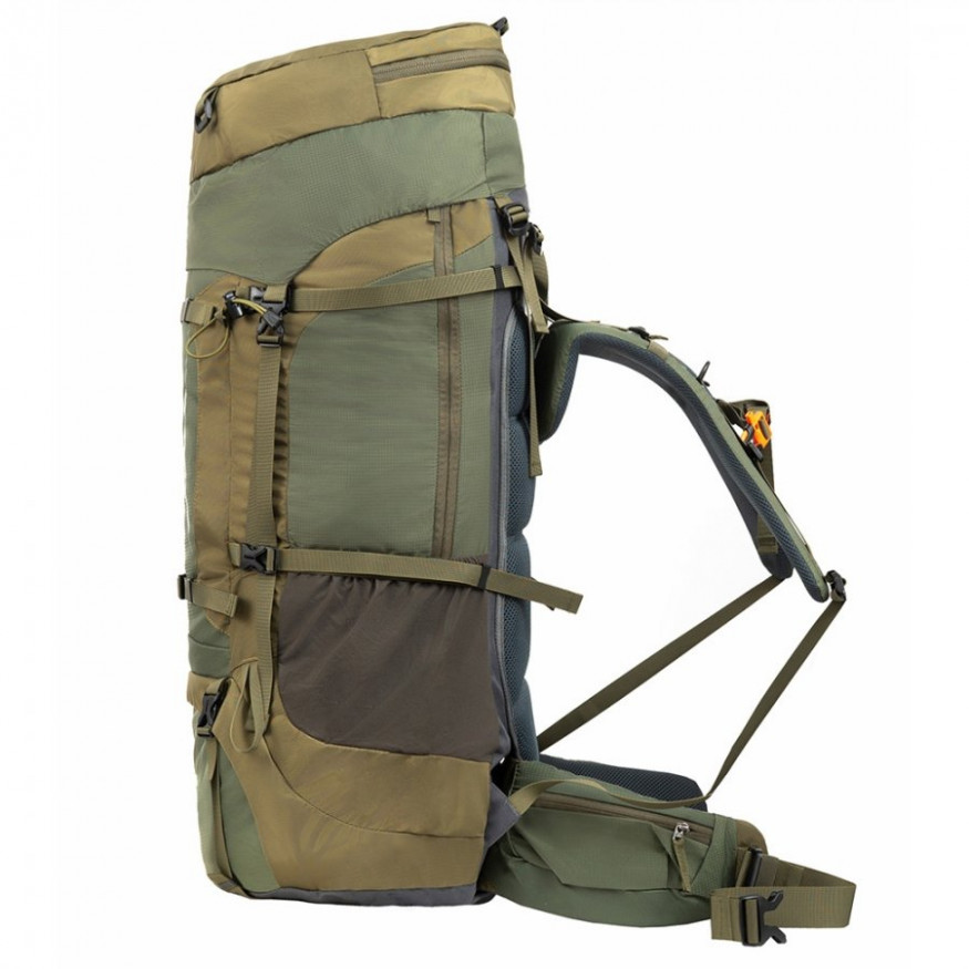 Рюкзак туристический Thor 90+10 Оливковый, Tramp